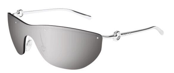 Gucci GG1700S 002 Silver/Silver Cat-Eye Mirrored Women's Sunglasses