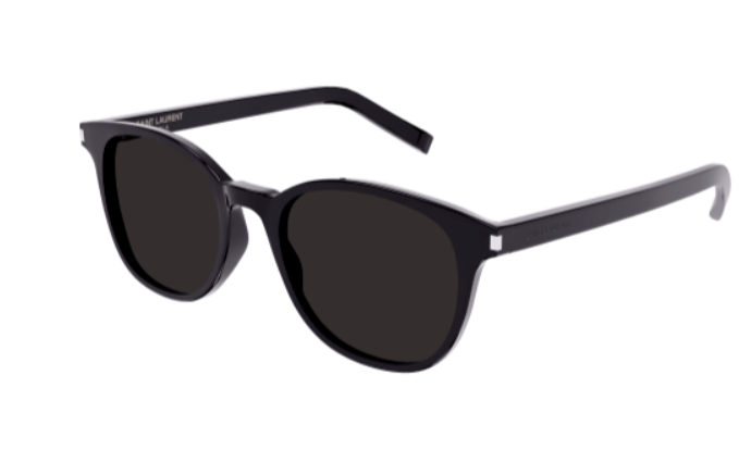 Saint Laurent SL 527 ZOE 001 Black Square Men's Sunglasses