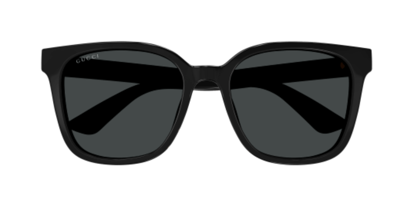 Gucci GG1346SK 001 Black/Smoke Rectangle Men's Sunglasses