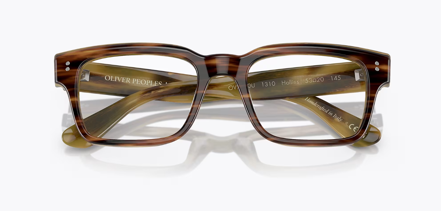 Oliver Peoples 0OV5470 Hollins 1310 Amaretto/Striped Honey Men's Eyeglasses