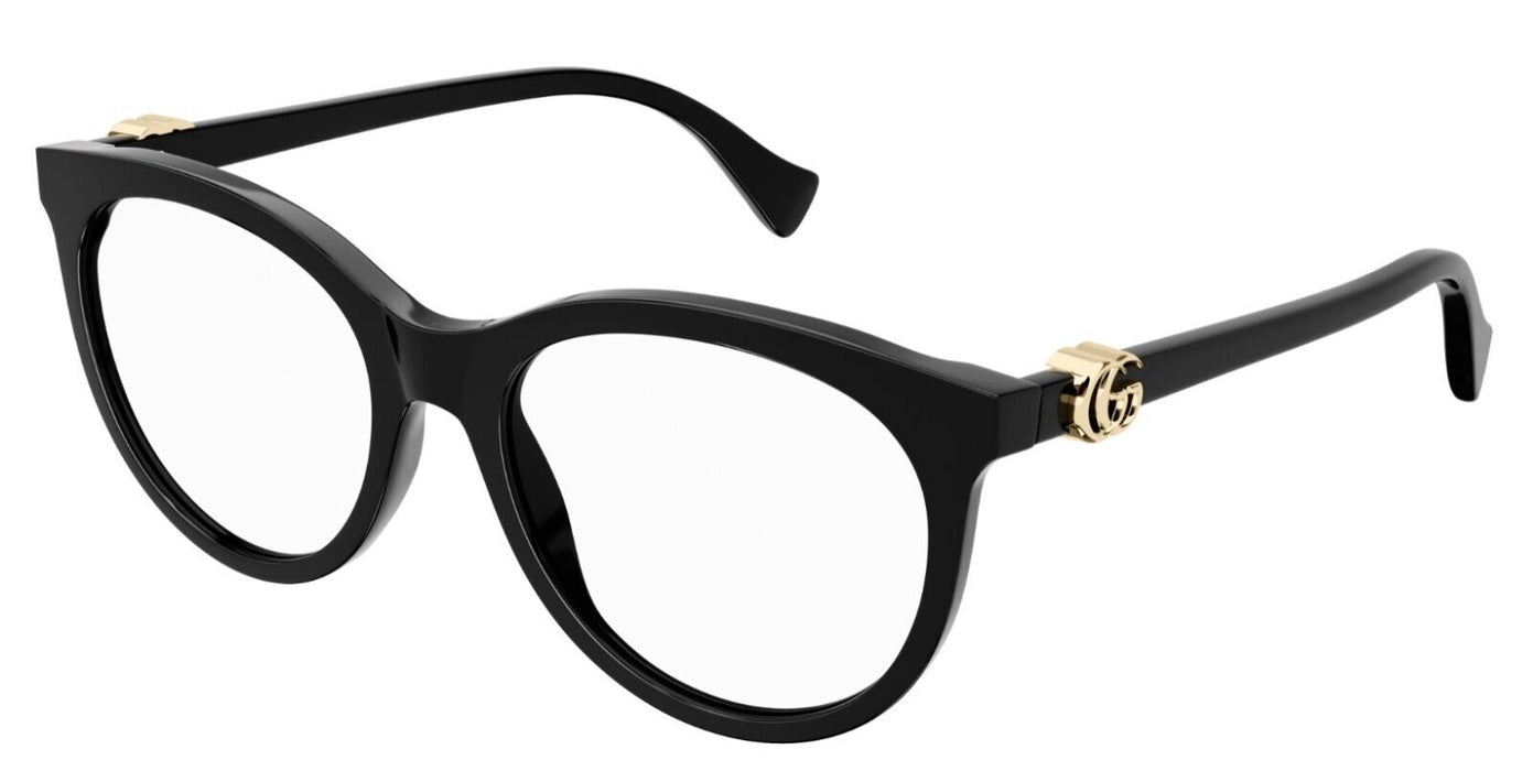 GUCCI GG1074O 004 Cat Eye Black Shiny  Women's Eyeglasses