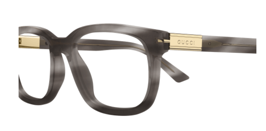 Gucci GG1776O 002 Havana Square Men's Eyeglasses