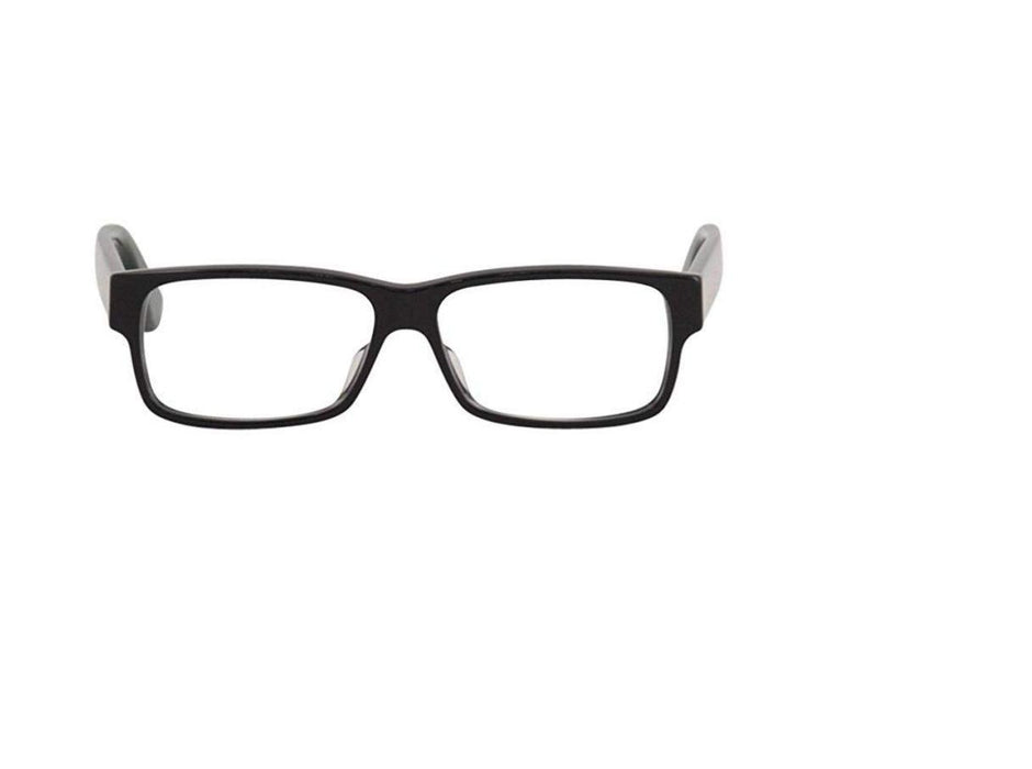 Gucci GG 0344 OA 001 Black/Multicolor Rectangle Square Men's  Eyeglasses