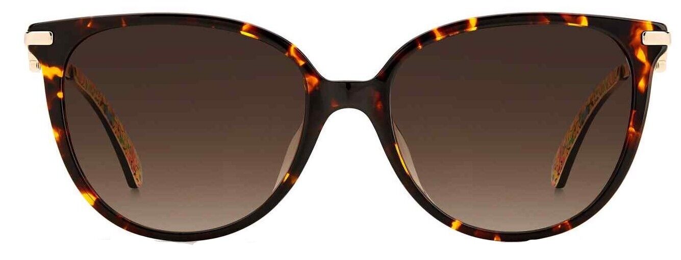 Kate Spade Kristina/G/S 0086/HA Havana/Brown Gradient Oval  Women's  Sunglasses