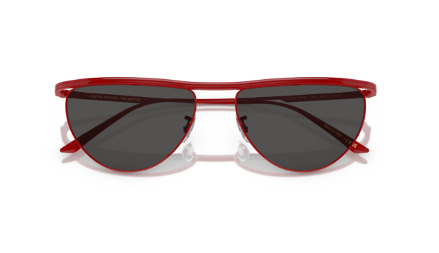 Oliver Peoples 0OV1342S 1984c 553487 Red/Grey Oval Women's Sunglasses