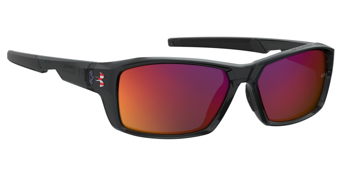 Under Armour UA  Fanatical 7C5 Black crystal/Grey Infrared Men's Sunglasses