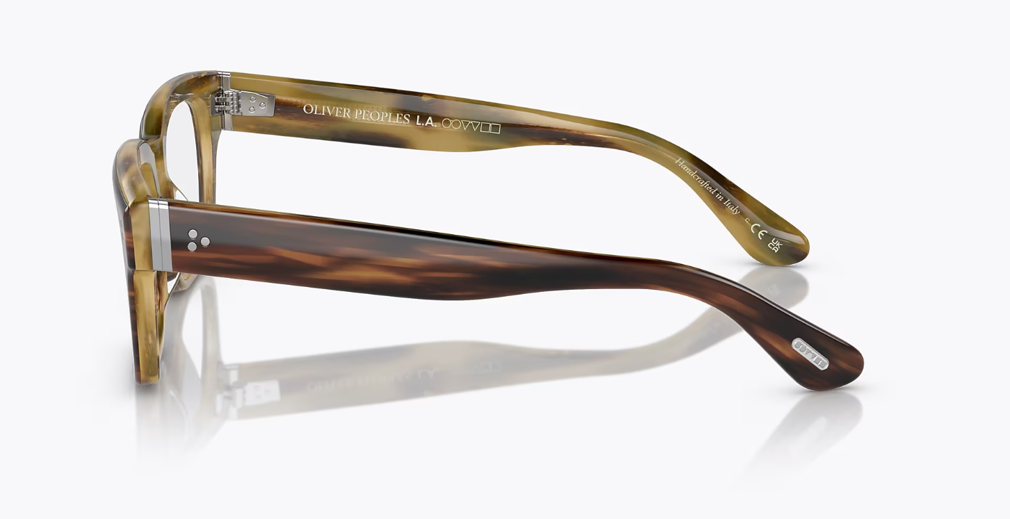 Oliver Peoples 0OV5470 Hollins 1310 Amaretto/Striped Honey Men's Eyeglasses