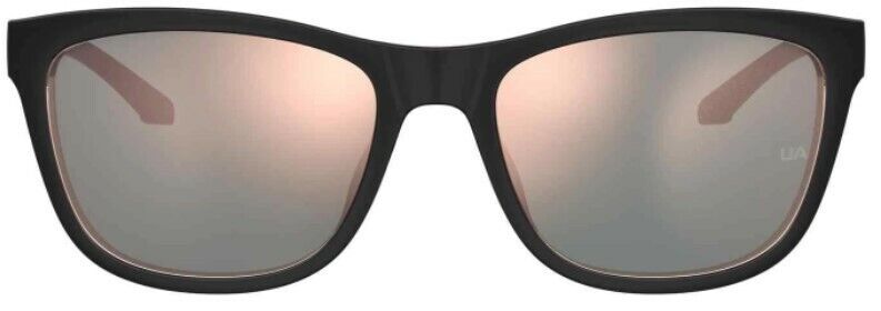 Under Armour UA-PLAY-UP 03H2/0J Black Pink/Rose Gold Mirrored Women's Sunglasses