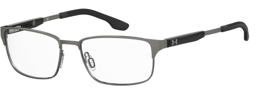 Under Armour UA 5074XL/G TZ2 Dark Ruthenium Rectangular Men's Eyeglasses