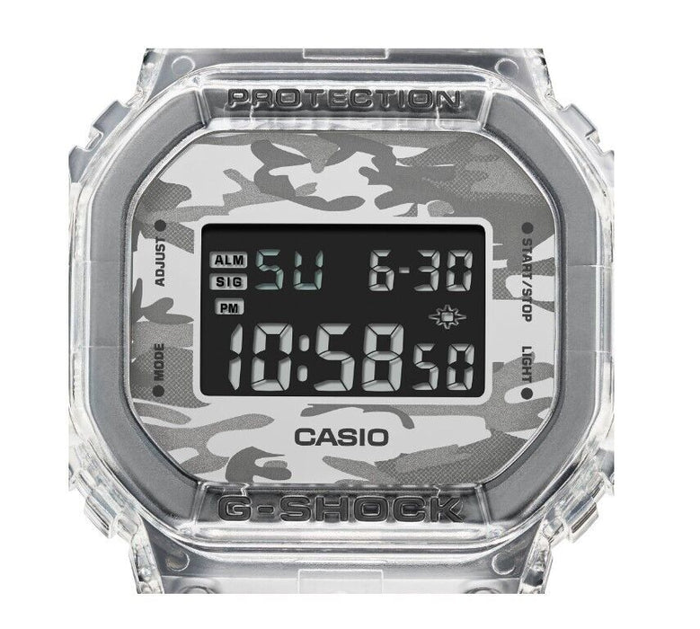 Casio G Shock 5600 Series Digital Men's Camouflage Dial Watch DW5600SKC-1