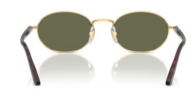 Persol 0PO1018S 515/58 Gold/Green Polarized Oval Shaped 55 mm Women's Sunglasses