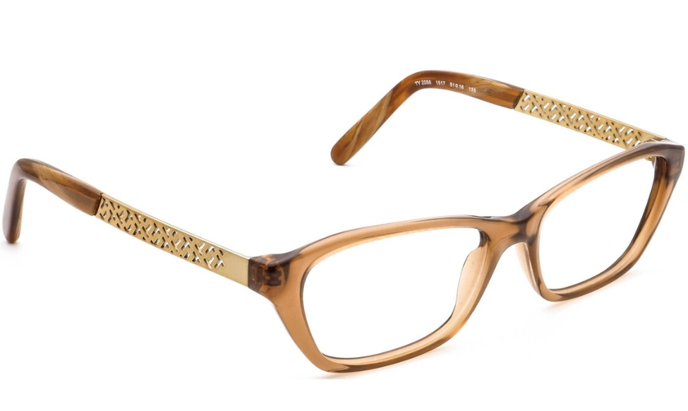 Tory Burch TY 2058 1517 Brown/Gold  Cat Eye Men's Eyeglasses