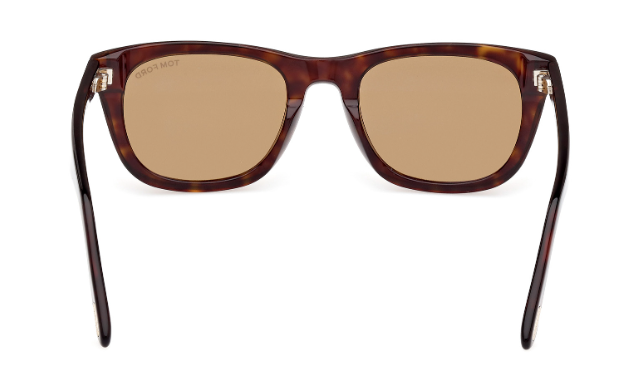 Tom Ford Kendel FT1076 52E Dark Havana/ Brown Square Men's Sunglasses