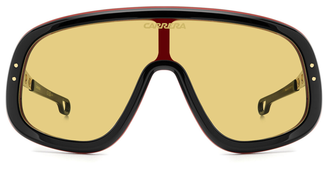 Carrera FLAGLAB 17 OIT HO Black Red/	Yellow Mask Men's Sunglasses