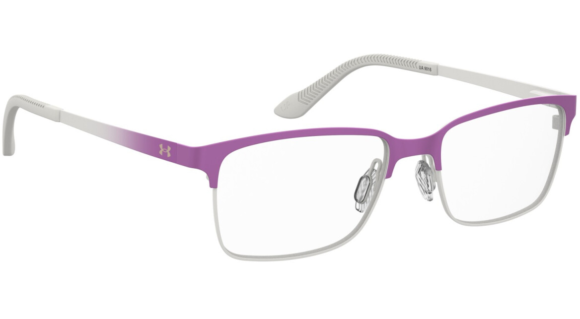 Under Armour UA 9016 2UC Violet White Rectangular Junior Boy's Eyeglasses