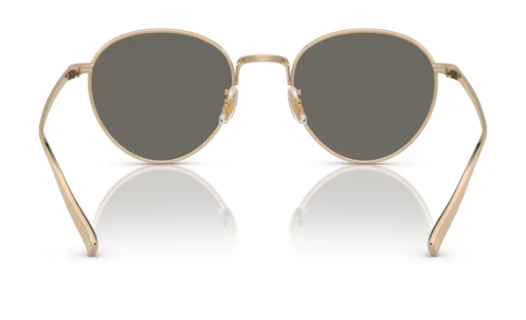 Oliver Peoples 0OV1336ST Rhydian 5035R5 Gold Carbon Grey Round Men's Sunglasses