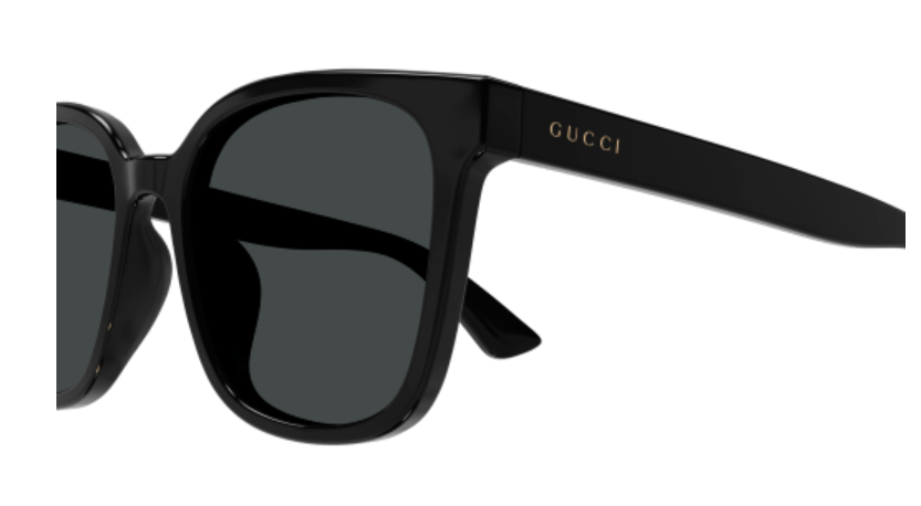 Gucci GG1346SK 001 Black/Smoke Rectangle Men's Sunglasses