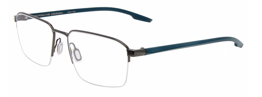 Porsche Design P8763 B Black  Rectangular Men's Eyeglasses