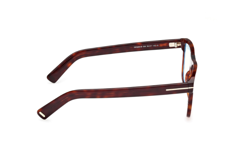 Tom Ford FT5902 054 Red Havana Square Men's Eyeglasses