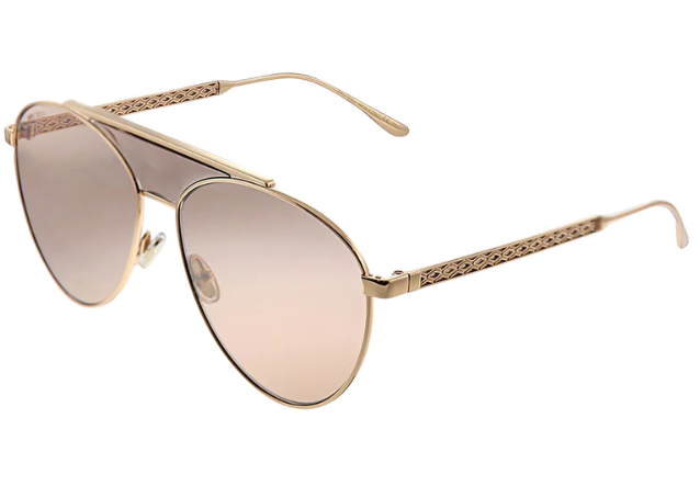 Jimmy Choo JC Ave BKU 2S Rose Gold/Pink Oval Women's Sunglasses
