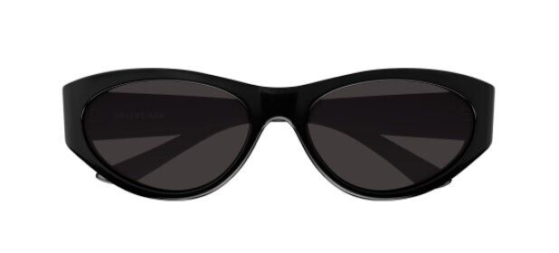 Balenciaga BB0367S 001 Black/Grey Cat-Eye Women's Sunglasses