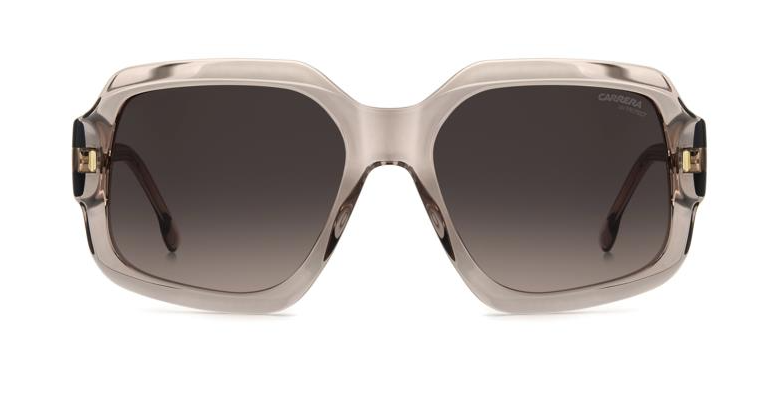 Carrera 3045/S 80S/FWM/Nude/Brown Shaded Square Women's Sunglasses