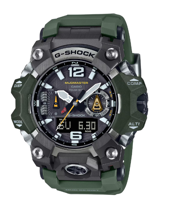 Casio G-Shock Master Of G-Land Mud Master Green Black Men's Watch GWGB1000-3A