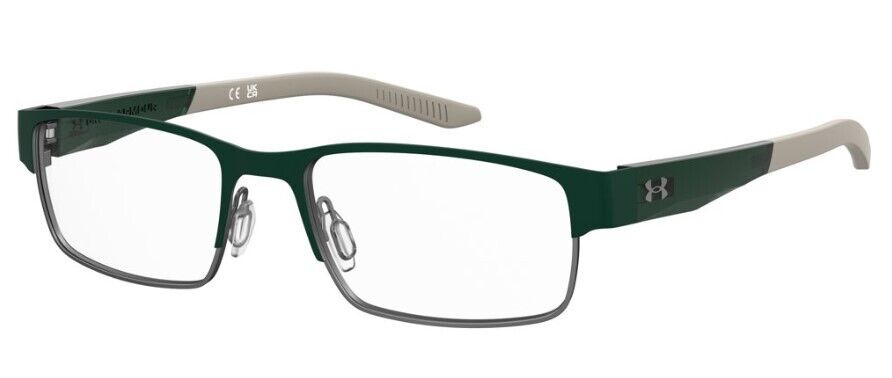 Under Armour UA 5081/G DLD Matte Green Rectangular Men's Eyeglasses