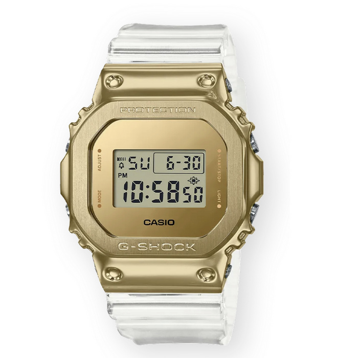 G-Shock Casio Limited Edition Gold IP Transparent Men Watch GM5600SG-9