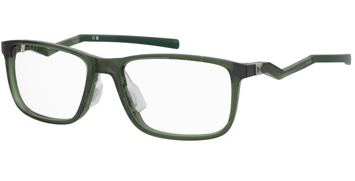 Under Armour UA 5085/G B59 Green Crystal Rectangular Men's Eyeglasses