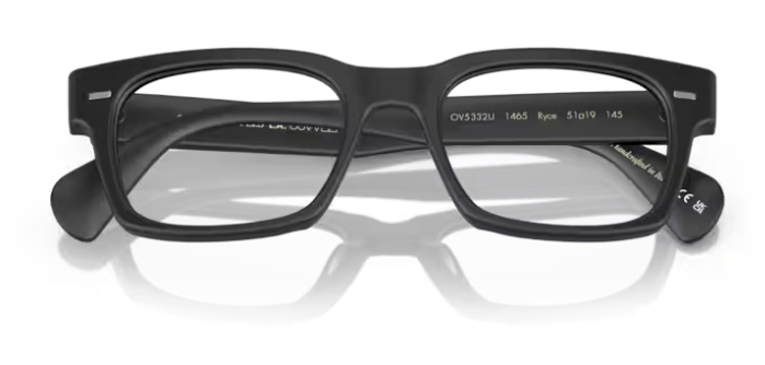 Oliver Peoples 0OV5332U Ryce 1465 Semi Matte Black Square Men's Eyeglasses