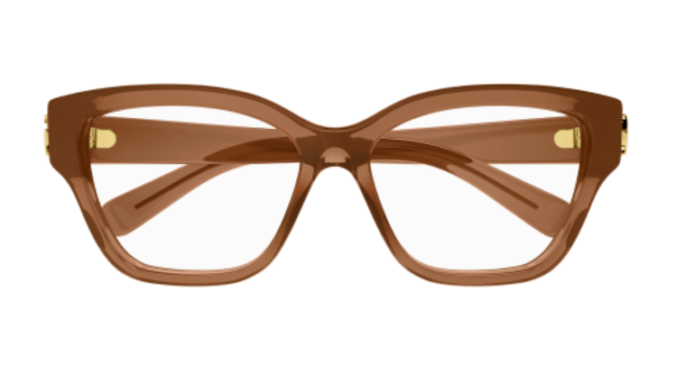 Gucci GG1597O 003 Brown Cat Eye Women Eyeglasses