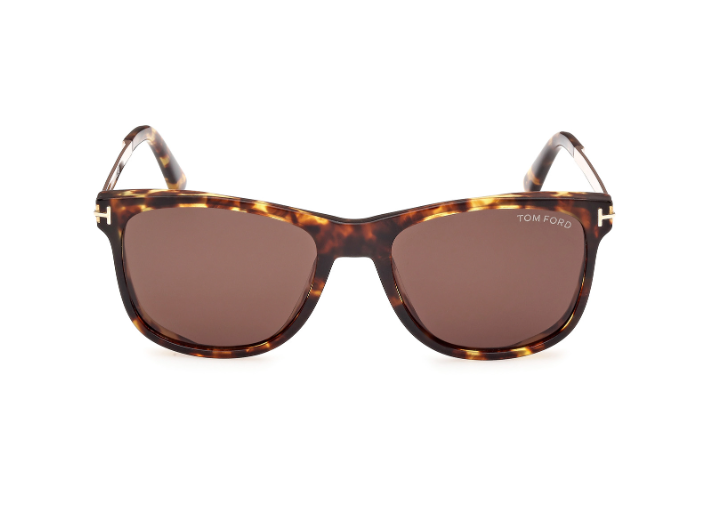 Tom Ford SINATRA FT1104 52E Dark Havana/Brown Square Men's Square Sunglasses