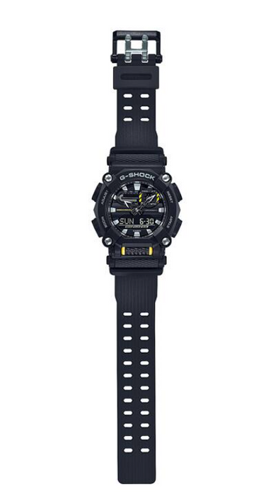 Casio G-shock Analog-Digital Dual City Time Black Strap Watch GA900-1A