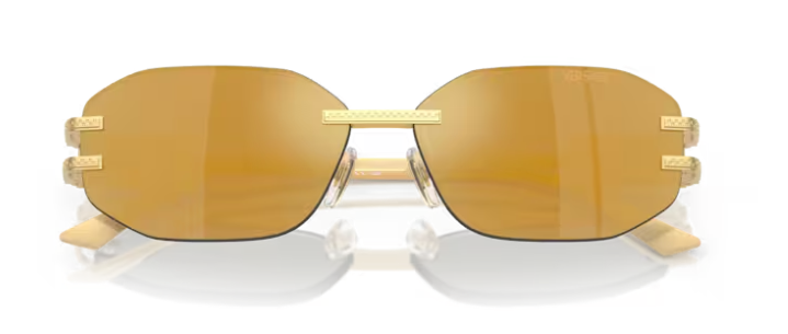 Versace 0VE2274 10027P  Gold/Brown Mirror Women's Sunglasses