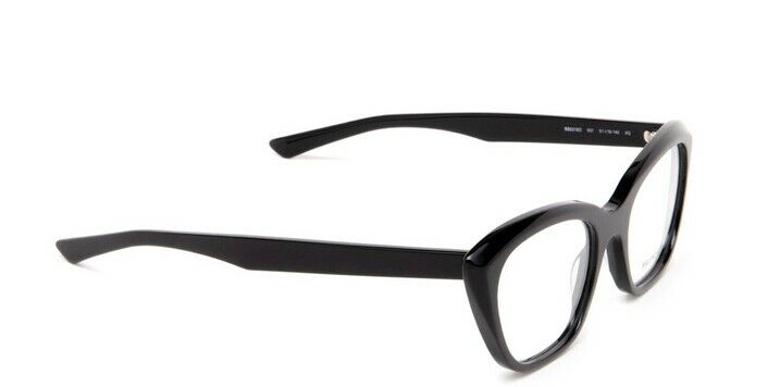 Balenciaga BB0219O 001 Black Full-Rim Oval Women's Eyeglasses