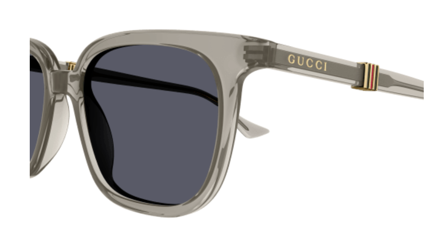 Gucci GG1493S 003 Brown/Grey Square Men's Sunglasses