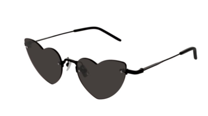 Saint Laurent SL 254 LOULOU 001 Black Cat eye Women's Sunglasses