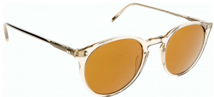 Oliver Peoples O'Malley OV5183SM 155453 Transparent Olive/Brown Men's Sunglasses