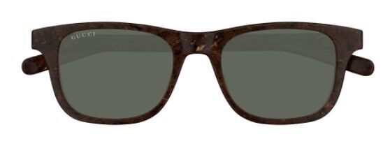 Gucci GG1671S 007 Brown/Grey Soft Square Men's Sunglasses