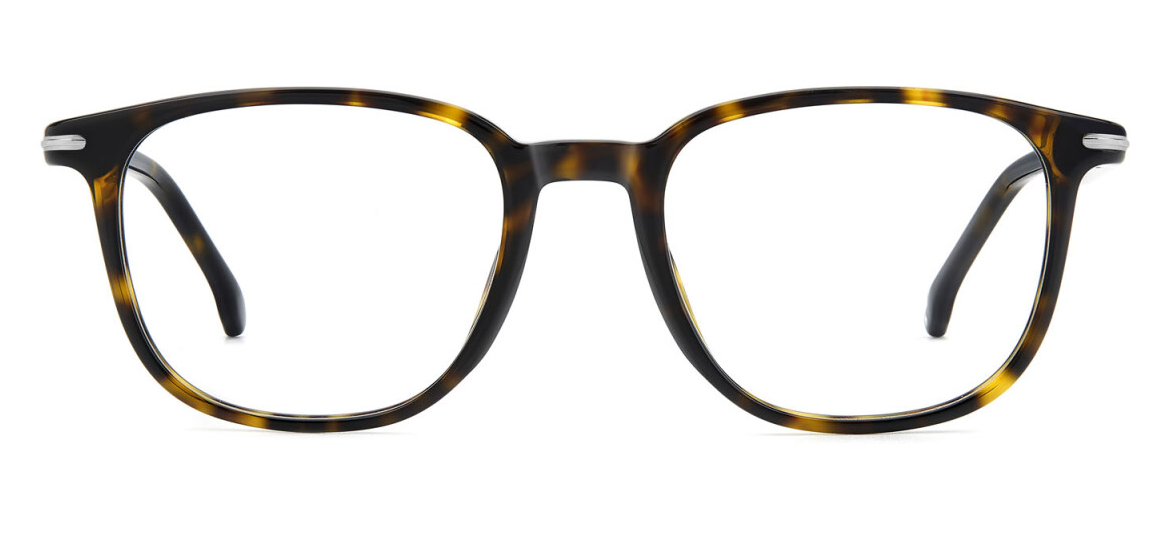 Carrera 348 3MA Havana Ruthenium Rectangular Men's Eyeglasses