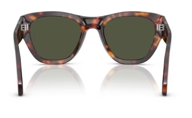 Persol 0PO0054S 24/31 Havana/Green Square Shaped Unisex Sunglasses