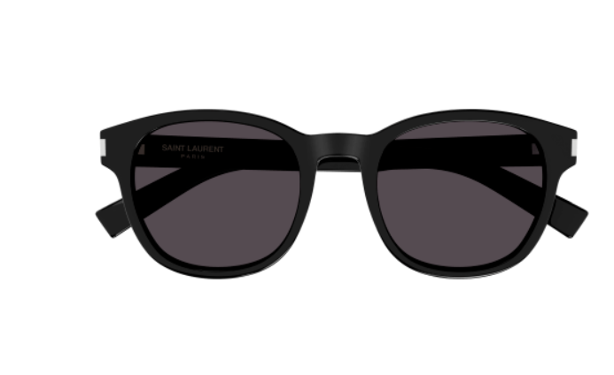 Saint Laurent SL 619 001 Black Square Men's Sunglasses