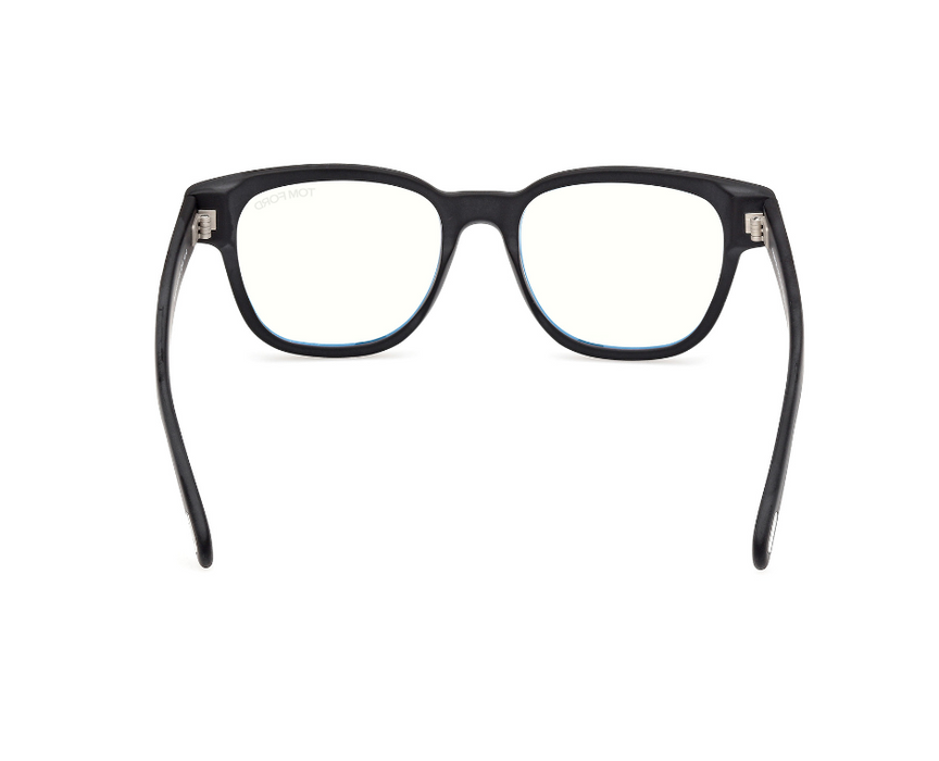 Tom Ford FT5977-B 002 Matte Black/Matte Black Square Men's Eyeglasses