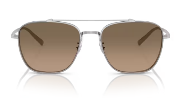 Oliver Peoples 0OV1349ST Avison 5036GN Silver Sandstone Square Men's Sunglasses