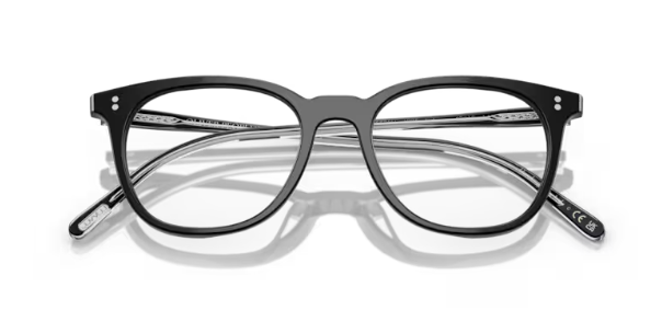 Oliver Peoples 0OV5538U Josianne 1005  Black Soft Round Men's Eyeglasses