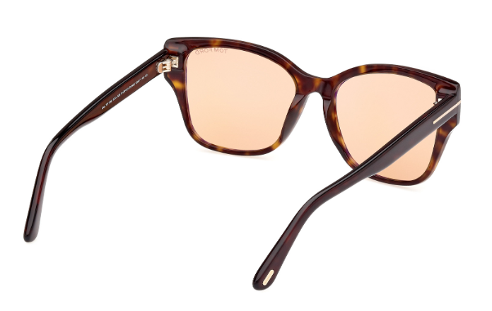 Tom Ford ELSA FT1108 52E Dark Havana/Brown Square Women's Sunglasses