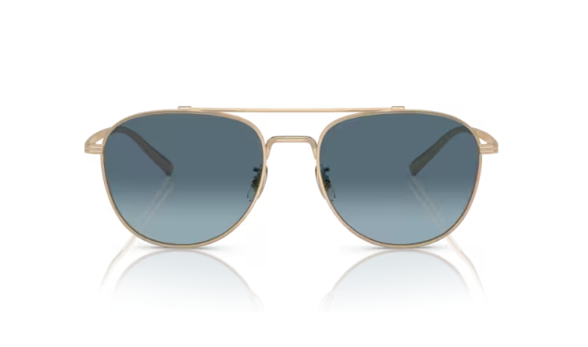 Oliver Peoples 0OV1335ST 5035Q8 Gold/Marine Gradient Soft Round Men's Sunglasses