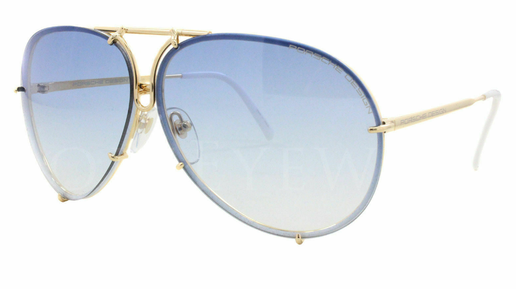 Porsche Design P8478 W Yellow Gold Gradient Men's Sunglasses