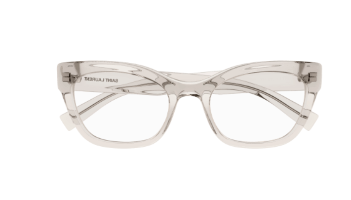 Saint Laurent SL 643 004 Beige Round Women's Eyeglasses